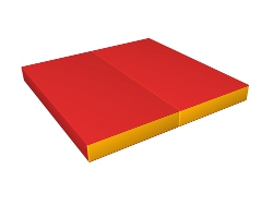 Gym mat, 100x100x10 cm
